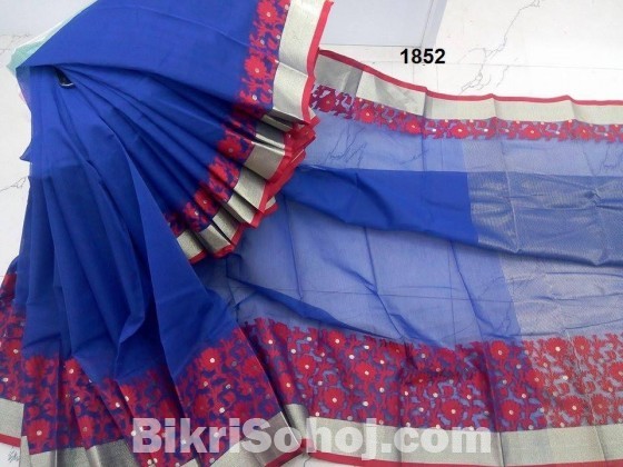 Half Silk Jamdani Saree Code:DS-1852